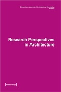 Cover: Dimensions. Journal of Architectural Knowledge - transcript