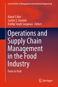 Cover: Operations and Supply Chain Management in the Food Industry - Springer