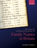 Cover: The Concise Oxford Dictionary of Family Names in Britain - OUP eBook