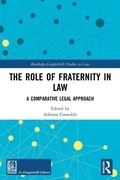 Cover: The Role of Fraternity in Law - Routledge