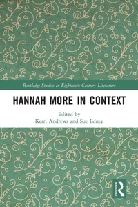 Enlarge image Cover: Hannah More in Context - Routledge
