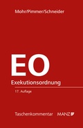 Cover: Exekutionsordnung - EO - Manz