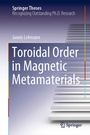 Cover: Toroidal Order in Magnetic Metamaterials - Springer