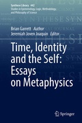Cover: Time, Identity and the Self: Essays on Metaphysics - Springer