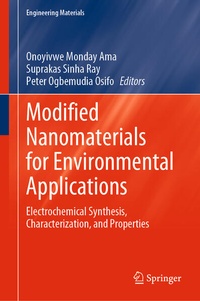 Enlarge image Cover: Modified Nanomaterials for Environmental Applications - Springer