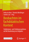 Cover: Beobachten im fachdidaktischen Kontext - Springer VS