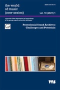 Cover: Postcolonial Sound Archives: - VWB-Verlag