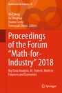 Cover: Proceedings of the Forum "Math-for-Industry" 2018 - Springer