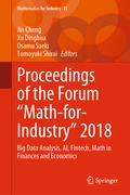 Cover: Proceedings of the Forum "Math-for-Industry" 2018 - Springer