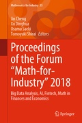 Cover: Proceedings of the Forum "Math-for-Industry" 2018 - Springer