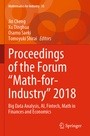 Cover: Proceedings of the Forum "Math-for-Industry" 2018 - Springer