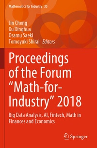 Enlarge image Cover: Proceedings of the Forum "Math-for-Industry" 2018 - Springer