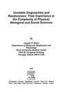 Cover: Unstable Singularities and Randomness - Elsevier