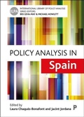 Cover: Policy Analysis in Spain - Policy Press