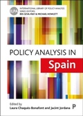 Cover: Policy Analysis in Spain - Policy Press