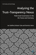 Cover: Analysing the Trust-Transparency Nexus - Policy Press