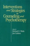 Cover: Intervention & Strategies in Counseling and Psychotherapy - Taylor & Francis