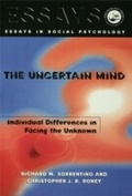 Cover: The Uncertain Mind - Psychology Press Ltd
