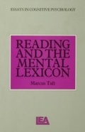 Cover: Reading and the Mental Lexicon - Psychology Press Ltd