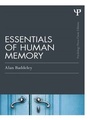 Cover: Essentials of Human Memory (Classic Edition) - Psychology Press Ltd