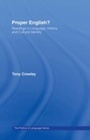 Cover: Proper English - Routledge