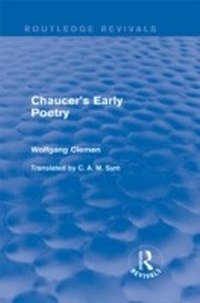 Enlarge image Cover: Chaucer's Early Poetry (Routledge Revivals) - Routledge