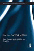 Cover: Law and Fair Work in China - Routledge