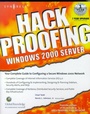 Cover: Hack Proofing Windows 2000 Server - Elsevier