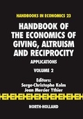 Cover: Handbook of the Economics of Giving, Altruism and Reciprocity - Elsevier