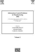Cover: Information Control Problems in Manufacturing 2006 - Elsevier