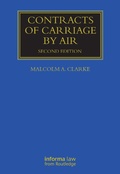 Cover: Contracts of Carriage by Air - Informa Law