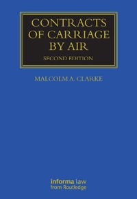 Abbildung von: Contracts of Carriage by Air - Informa Law