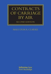 Abbildung von: Contracts of Carriage by Air - Informa Law