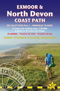 Abbildung von: Exmoor & North Devon Coast Path Trailblazer Walking Guide - Trailblazer Publications
