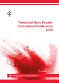 Cover: Functional Nano Powder International Conference 2020 - Trans Tech Publications Ltd