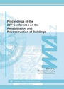 Cover: Proceedings of the 22nd Conference on the Rehabilitation and Reconstruction of Buildings - Trans Tech Publications Ltd