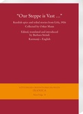 Cover: "Our Steppe is Vast ." - Harrassowitz Verlag