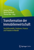 Cover: Transformation der Immobilienwirtschaft - Springer Gabler