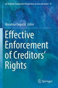 Abbildung von: Effective Enforcement of Creditors' Rights - Springer