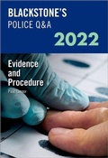 Bild: Blackstone's Police Q&A Volume 2: Evidence and Procedure 2022 - Oxford University Press