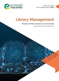 Enlarge image Cover: Place of Public Libraries in our communities - Emerald Publishing Limited