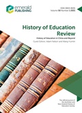 Cover: History of Education in China and Beyond - Emerald Publishing Limited
