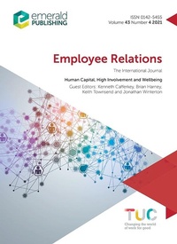 Enlarge image Cover: Human Capital, High Involvement and Wellbeing - Emerald Publishing Limited