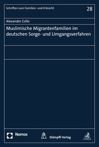 Abbildung von: Muslimische Migrantenfamilien im deutschen Sorge- und Umgangsverfahren - Nomos