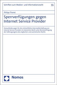 Abbildung von: Sperrverfügungen gegen Internet Service Provider - Nomos