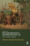 Cover: Socio-Legal Approaches to International Economic Law - Routledge