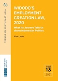 Cover: Widodo's Employment Creation Law, 2020 - ISEAS