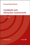 Cover: Casebook zum r&ouml;mischen Sachenrecht - Manz