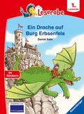 Cover: Ein Drache auf Burg Erbsenfels - Leserabe ab 1. Klasse - Erstlesebuch f&uuml;r Kinder ab 6 Jahren - Ravensburger