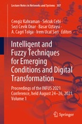 Cover: Intelligent and Fuzzy Techniques for Emerging Conditions and Digital Transformation - Springer